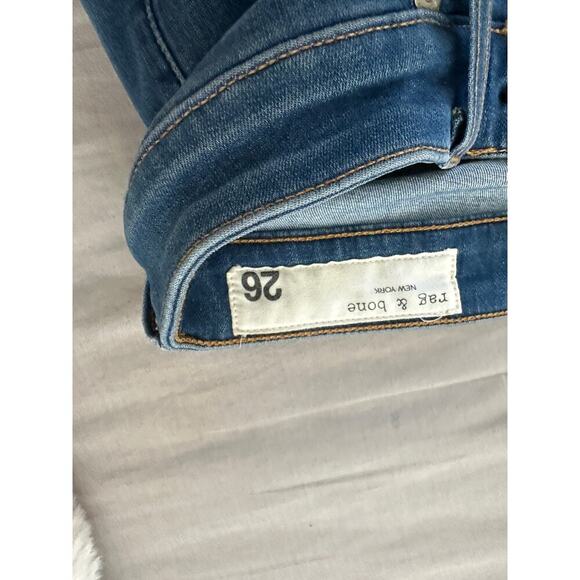 Rag & Bone Cate Cate Mid-Rise Ankle Skinny Jean sz 26 - Picture 5 of 7